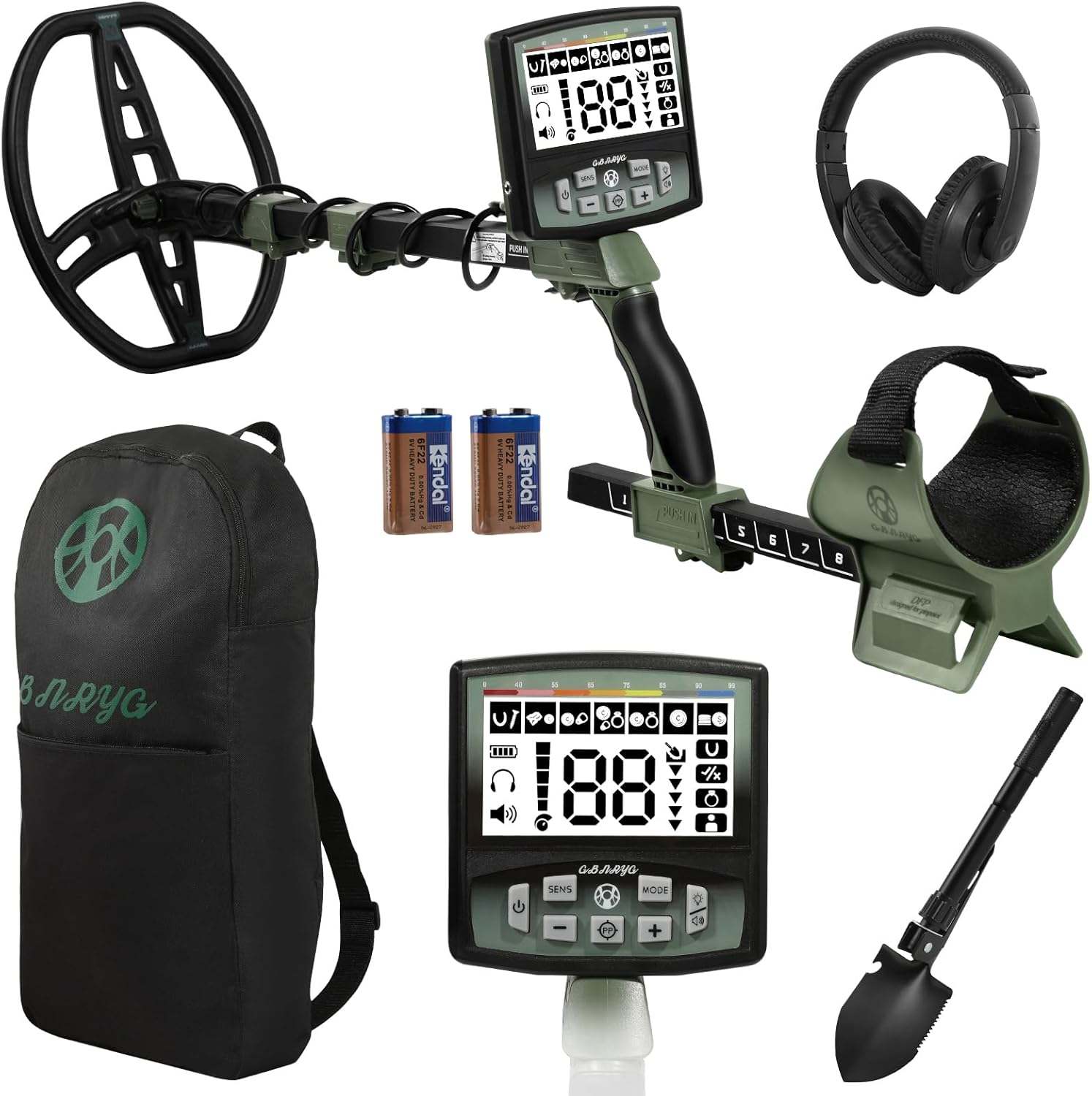 Metal Detector for Adults Professional, Pinpoint Metal Detector Waterproof Gold and Silver