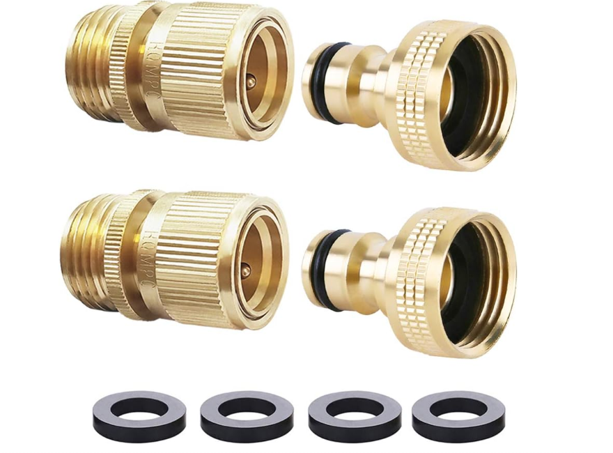 Garden Hose Quick Connect Solid Brass Quick Connect Garden Hose Fittings Water Hose Fittings 1.91 cm